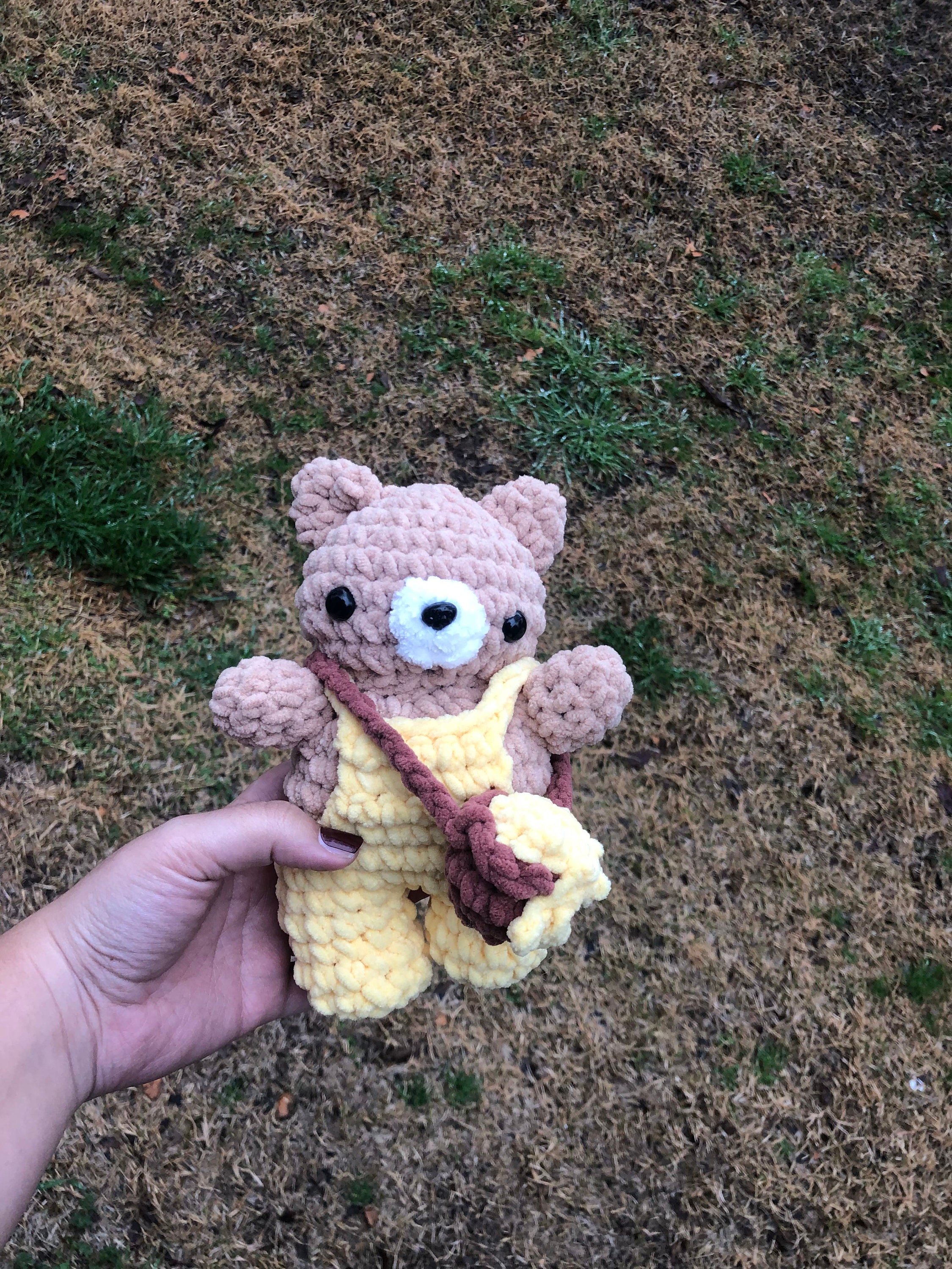 Honey Bear Overalls - Red main image 1