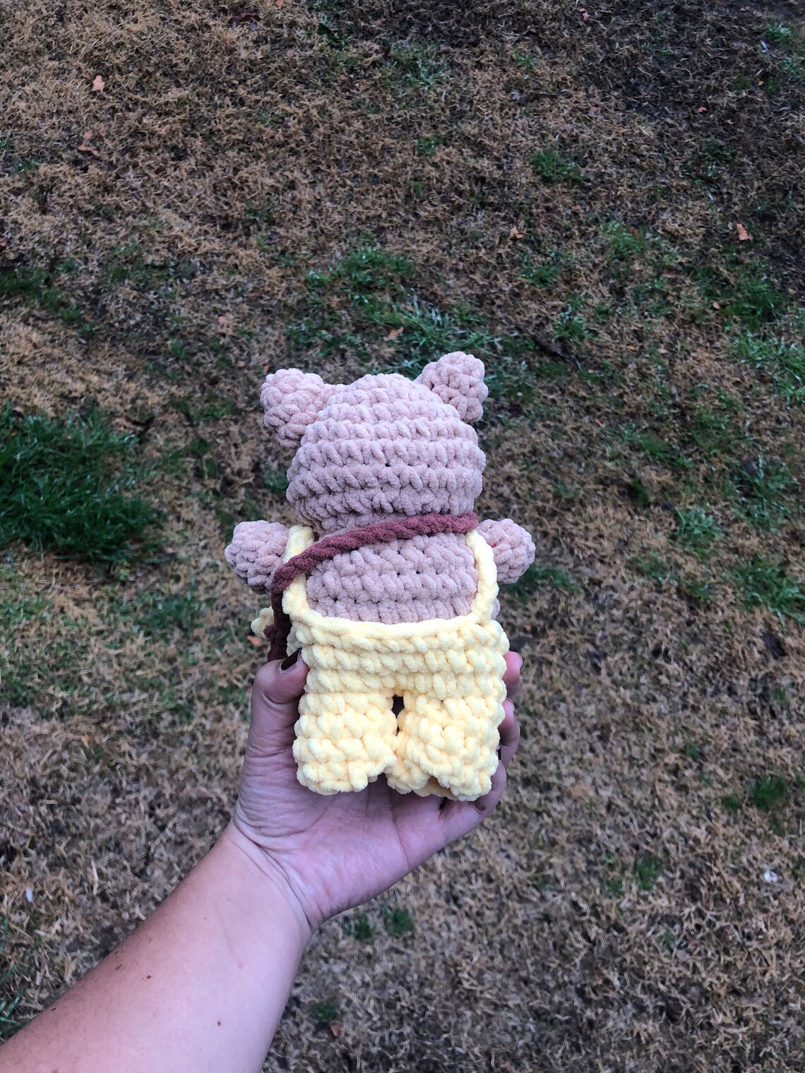 Honey Bear Overalls - Red