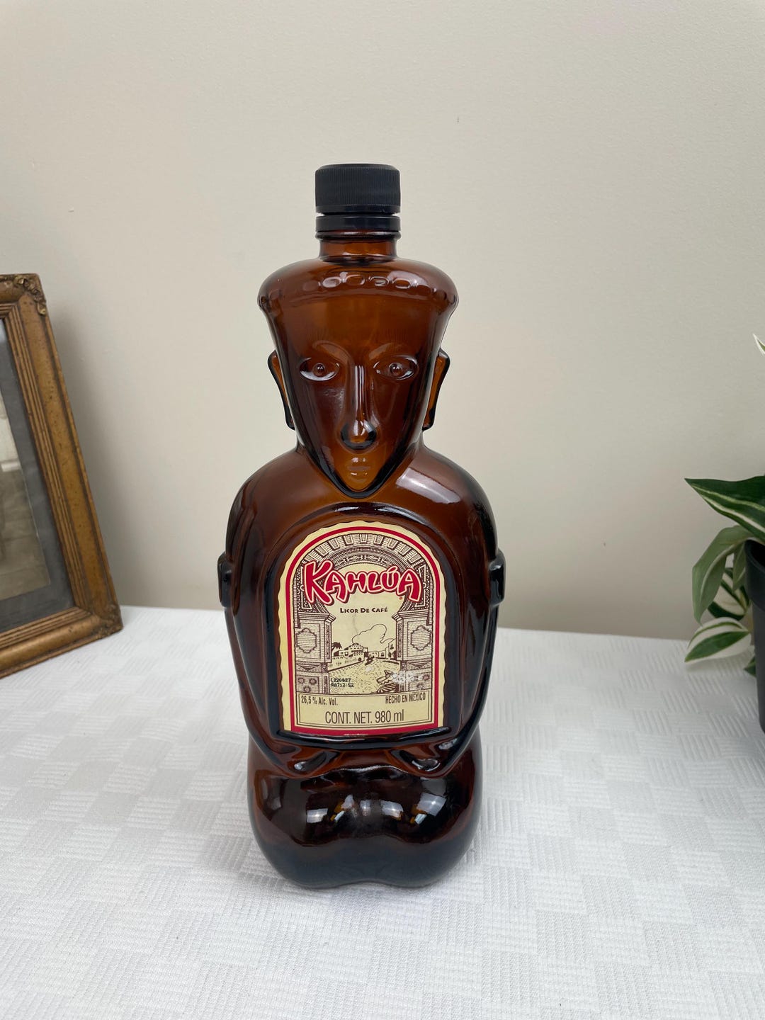 Vintage Heritage Edition Glass Kahlua Bottle, Made in Mexico, Empty ...