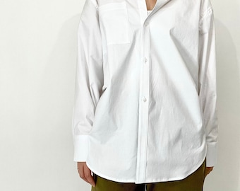 Noah Shirt | Oversize shirt IV | Button Down Shirt | White Shirt | Cotton Shirt