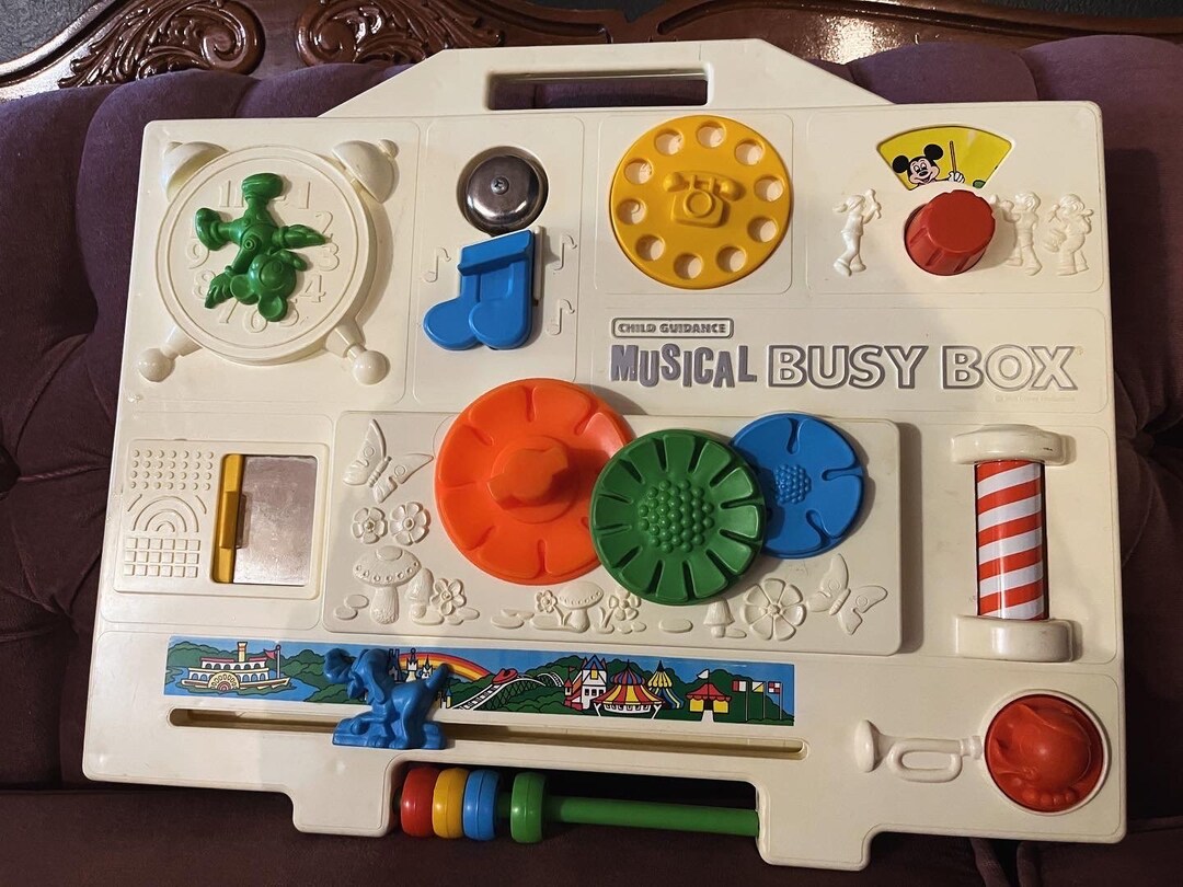 新品同様 Vintage 1977 Etsy - Box Busy Musical Disney コレクション