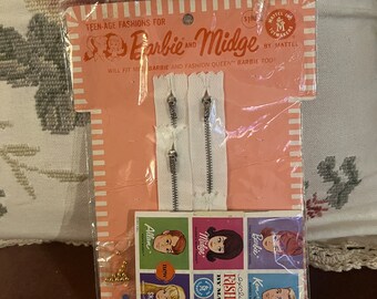 1963 Barbie and Midge Fashion Repair Kit and Fashion Booklet