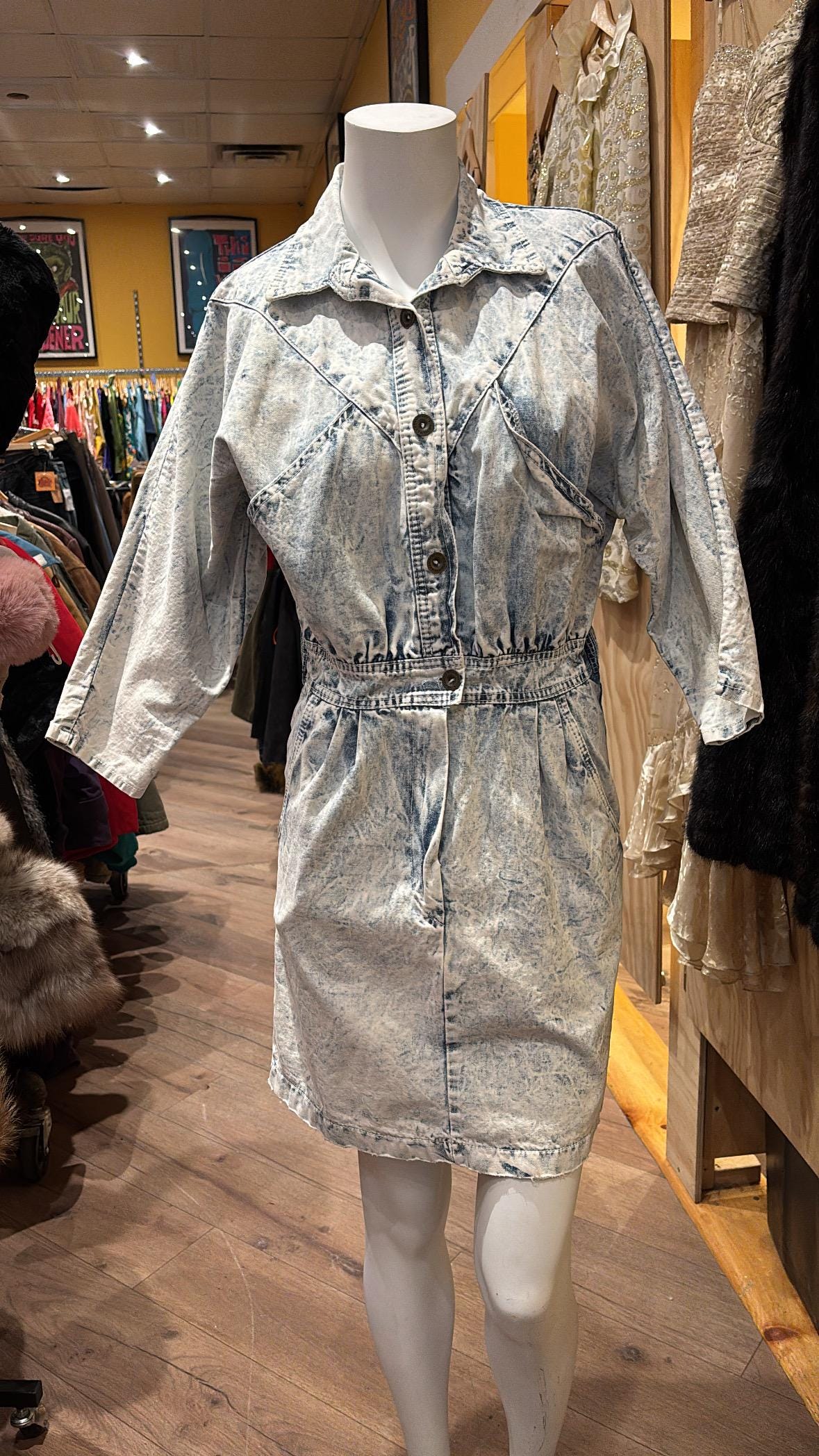 1980s Casual Dress