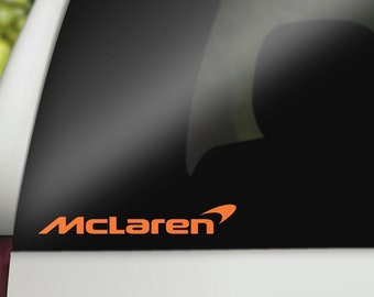 McLaren F1 Vinyl Decal: Cars, Laptops, Bottles - Indoor/Outdoor