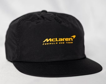 McLaren Logo Snapback Nylon Cap - McLaren F1 Team Mens and Womens Cap - Lando Norris, Oscar Piastri