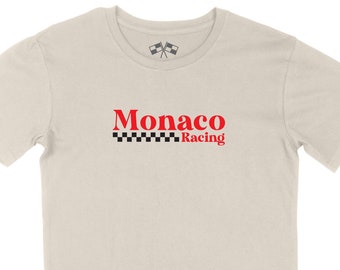 Monaco Racing T-Shirt - Formula 1 Unisex Shirt for Men and Women F1 Monte Carlo Circuit de Monaco Gift