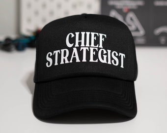F1 Chief Strategist Trucker Cap - Formula 1 Hat - Men and Women