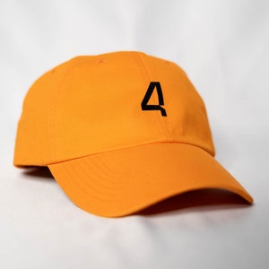 Lando Norris #4 F1 Dad Hat Orange - McLaren F1 Team Unisex Cap