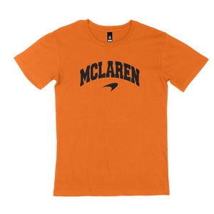 McLaren T-shirt réplique de l'équipe F1 2022 pour homme, Orange, Taille XL