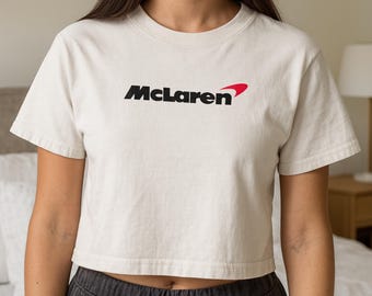Crop Tee Vintage McLaren F1 Logo - Formula 1