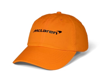 McLaren F1 Dad Hat Orange - McLaren F1 Team Unisex Cap - Lando Norris, Oscar Piastri