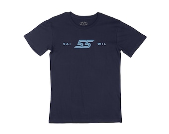 Camiseta de F1 de Carlos Sainz: SAI 55 WIL - Camiseta de Fórmula 1