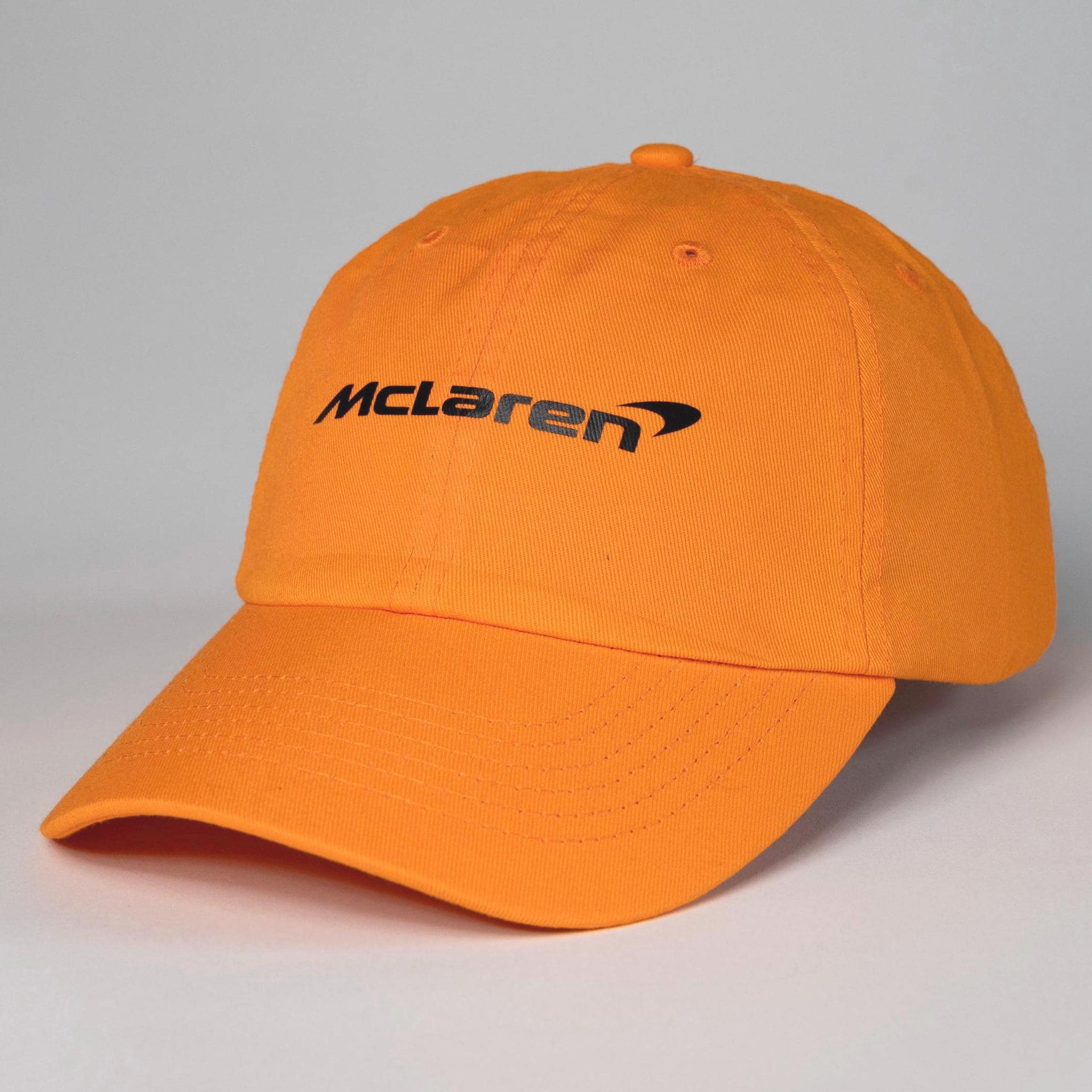 McLaren F1 Dad Hat Orange - McLaren F1 Team Unisex Cap - Lando Norris, Oscar Piastri