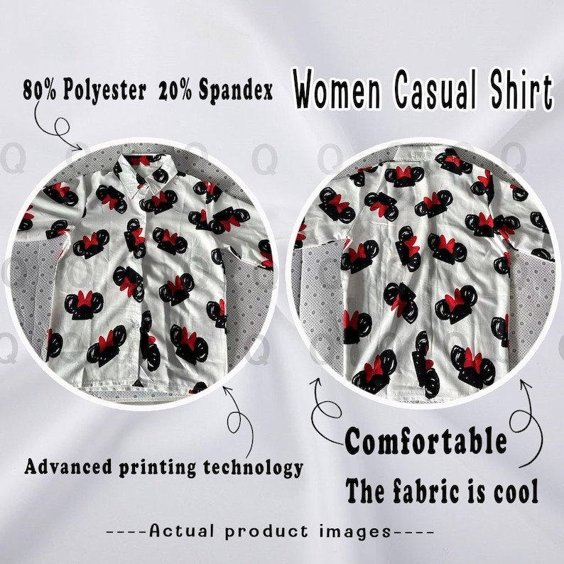 B182 Women Casual Shirt, B182 Shirt, Woman Shirt, Casual Womens Tee