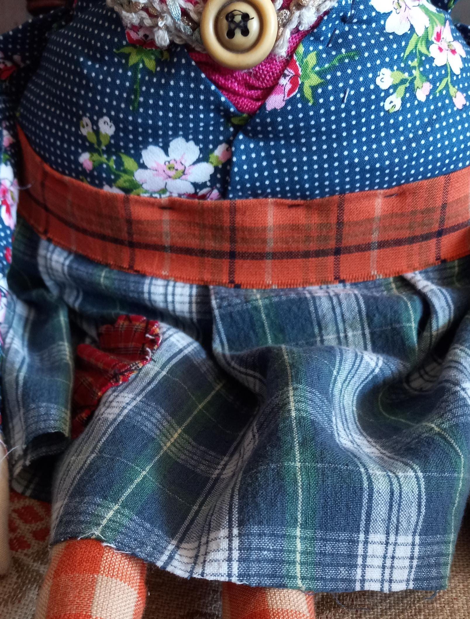 Handmade Primitive Cat Doll...."nipsy" - Etsy