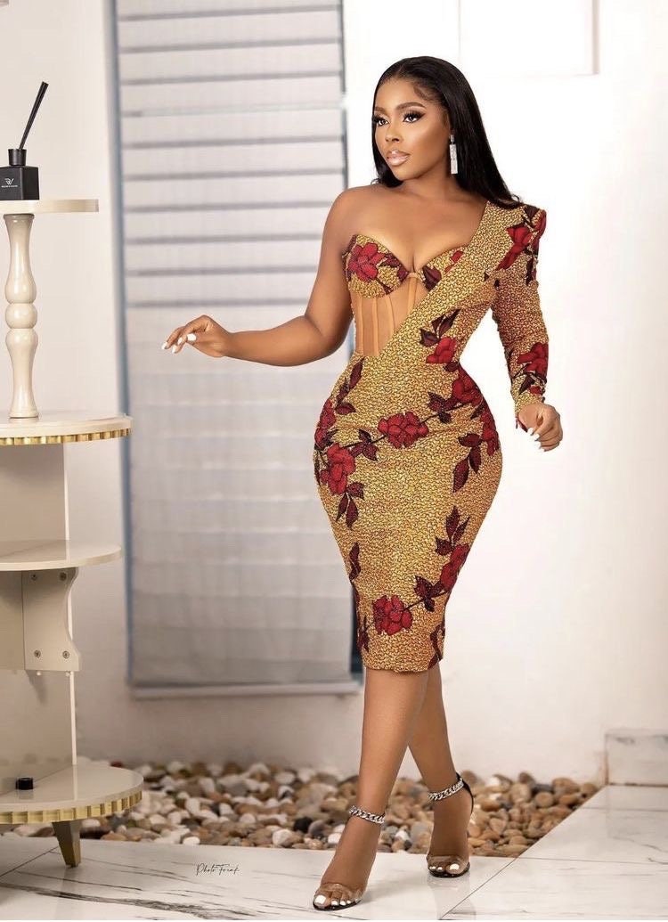 Elegant Short Classy Ankara Wedding Guest Dresses for Timeless Style