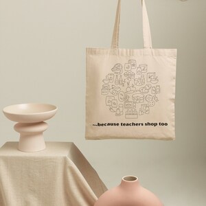 Teacher Appreciation Canvas Tote Bag