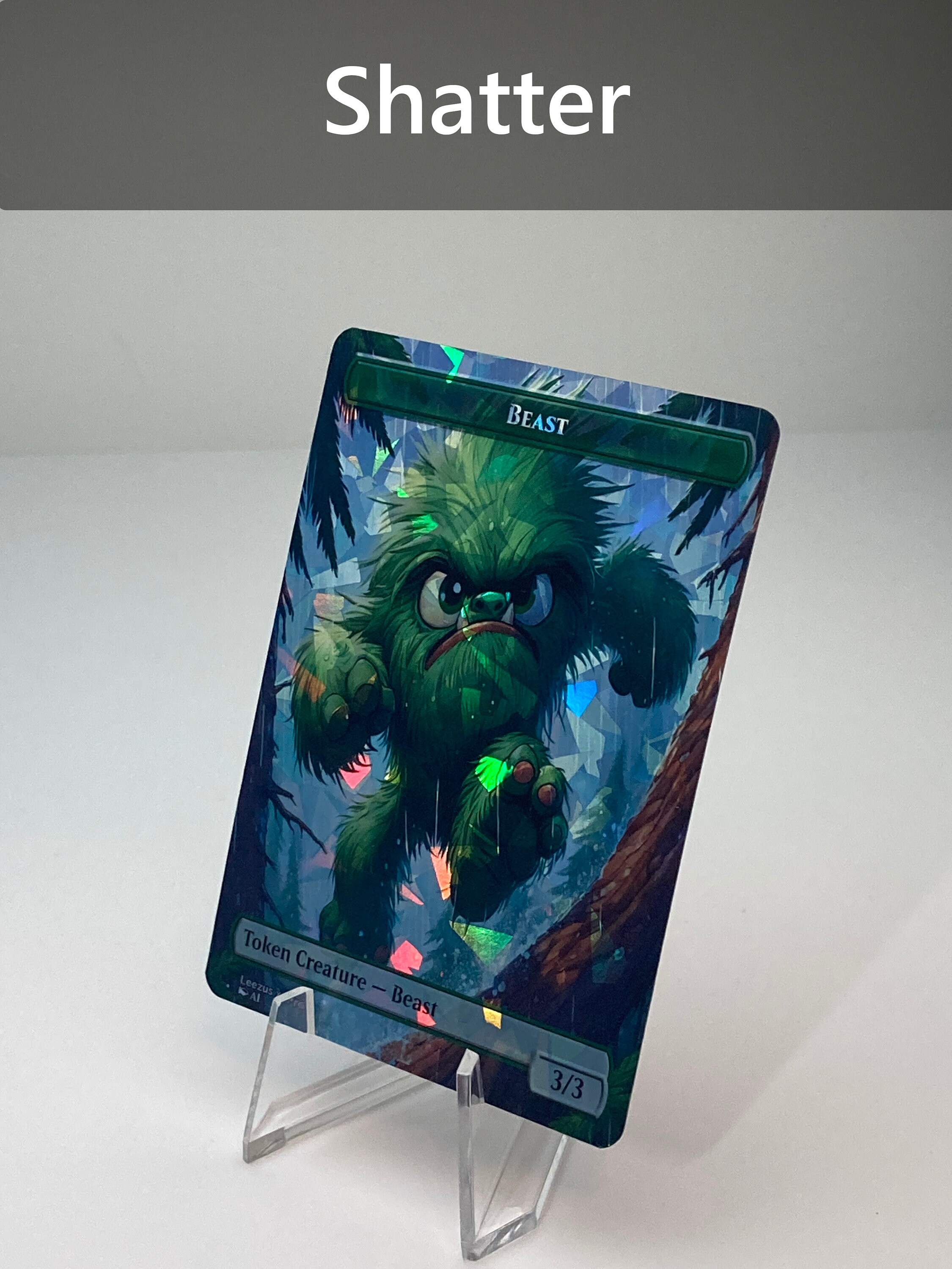 Full Art Foil Chibi Soldier Tokens Premium Hand-made MTG Tokens - Etsy