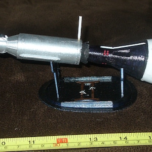 1/72 custom 3D printed NASA Gemini 8 spacecraft & Agena Target Vehicle 5 piece unassembled model kit includes foil