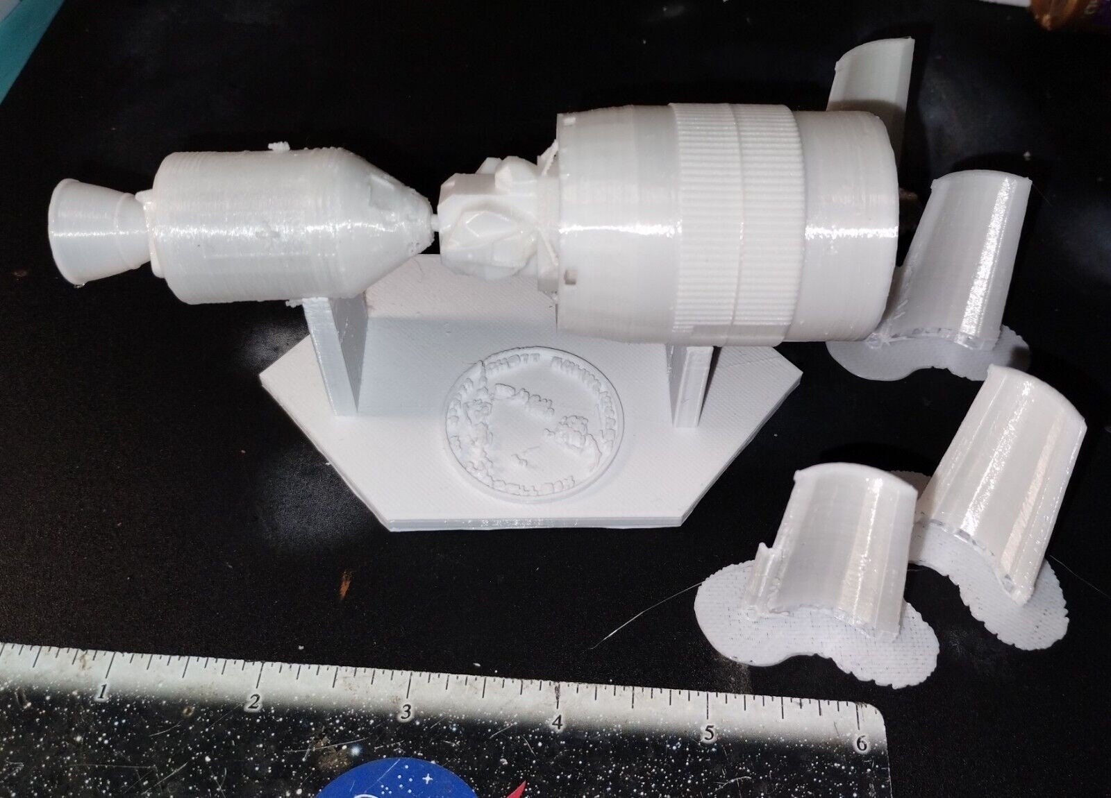 Custom 3D Printed 1/96 NASA Apollo Spacecraft 9 Lunar Module Extraction ...