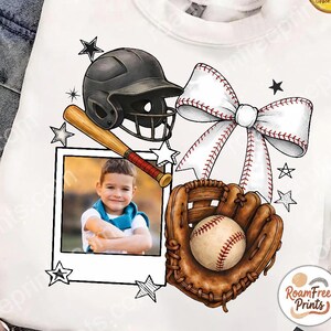 Baseball Gear Photo Frame File PNG, Sports Theme T Shirt, Sports Gift, Baseball Digital Download - Png file for sublimation and more