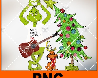 who is Santa anyway ew-Funny Christmas -Png file for sublimation and more