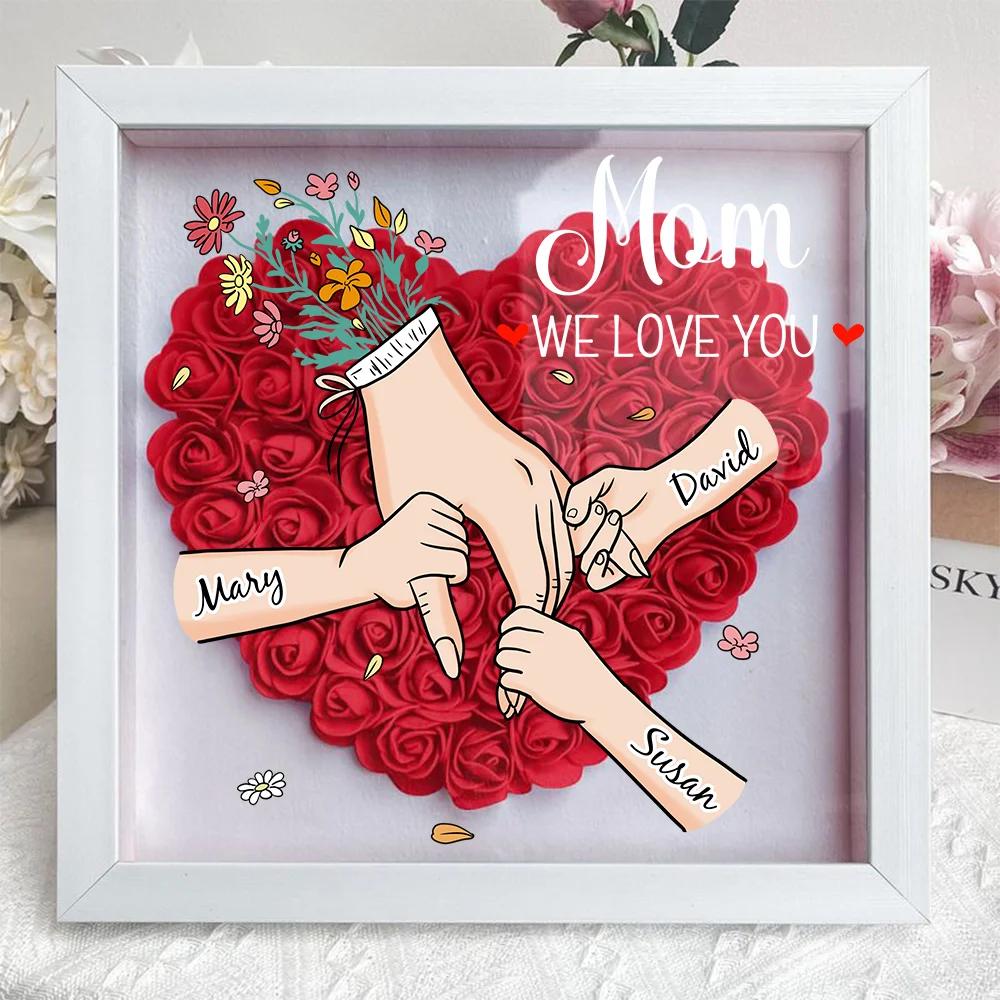 floral hands holding -mom and grandma -bundle- Png file for sublimation and more