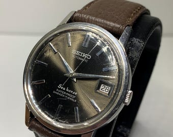 Rare Seiko Seahorse 7625, Automatic Watch with Date, Serviced