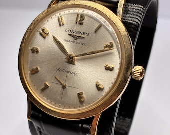 Longines Grand Prize, 10k Gold Filled, Automatic Mens Vintage Watch