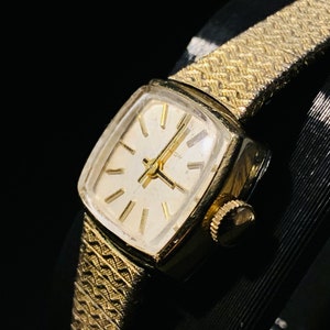 Dainty Vintage Ladies 10k RGP Hamilton Mechanical Wrist Watch, Serviced