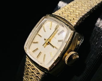 Dainty Vintage Ladies 10k RGP Hamilton Mechanical Wrist Watch, Serviced