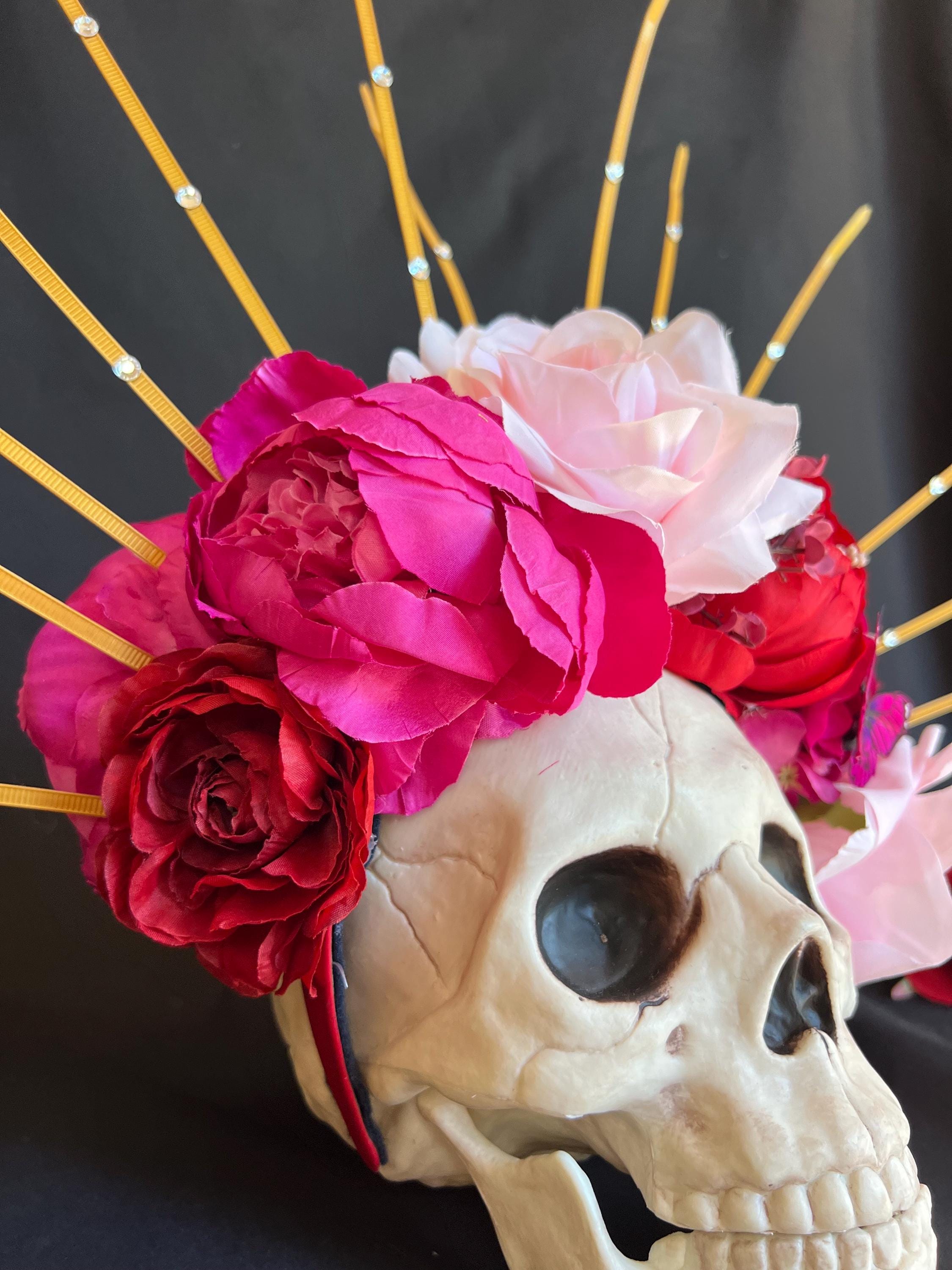 Flower Crown - Dia De Los Muertos / Day of the Dead - Etsy