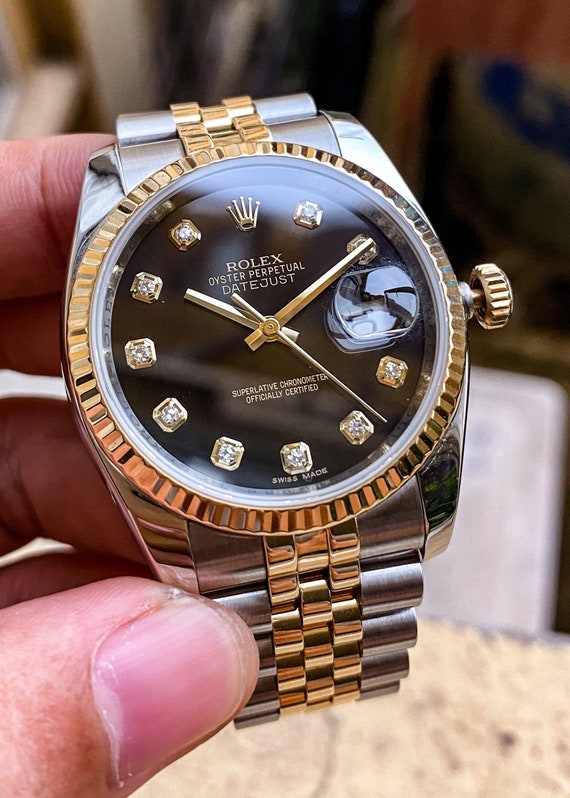 ROLEX DATEJUST DIAMOND 116233 Like new