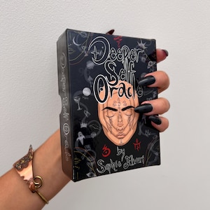 Deeper Self Oracle Card Deck | 44 Cards | self exploration, psychedelic oracle tarot cards, divination cards, dark oracle cards, angel cards