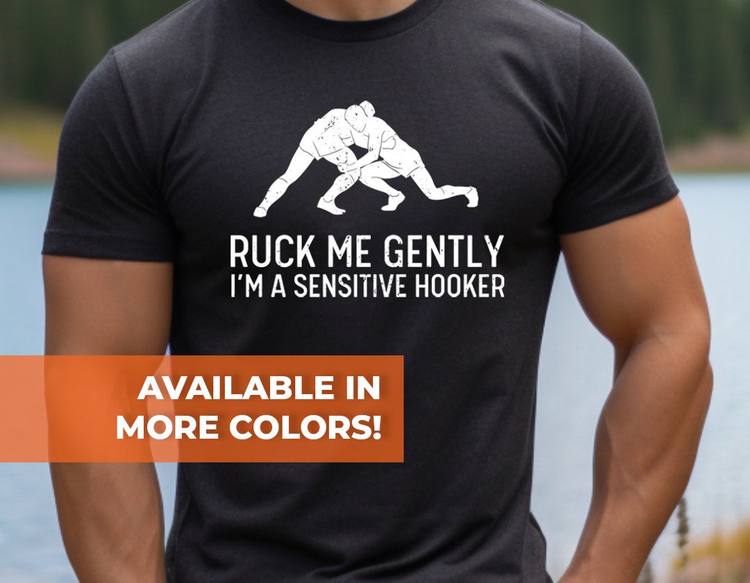 Funny Rugby Shirt, Ruck Me Gently T-shirt, Gift for Rugby Player, Rugby ...