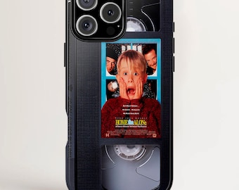 VHS Tape Case, Home Alone, Christmas Cases, Christmas Movie Merch, iPhone, Samsung, Google Pixel, Christmas Gift, Gifts, Xmas Gifts