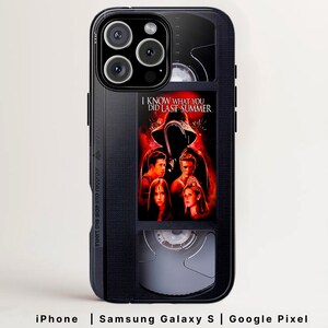 VHS Tape Case, Halloween Case, I Know What You Did Last Summer, Horror Movie, iPhone, Samsung, Google Pixel, Halloween Gift, Scary Movie