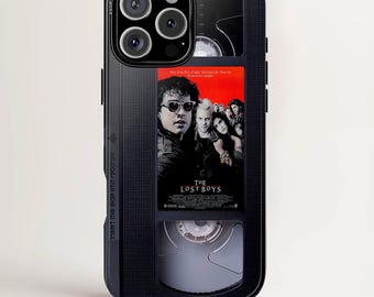 VHS Tape Case, Halloween Cases, The Lost Boys, Horror Movie Merch, iPhone, Samsung, Google Pixel, Halloween Gift, Scary Movie Accessory