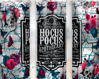 Halloween Hocus Pocus Tumbler Glow the Dark, Halloween Gifts, Sanderson Sisters Tumbler, Custom Halloween Tumbler, Sanderson Witches, 20oz