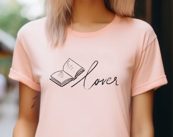 Book Lover Shirt Gift for Librarian Teacher Reading Tshirt Gift for Her Reading Shirt Read More Books Bookish Shirt Minimalist Book Shirt