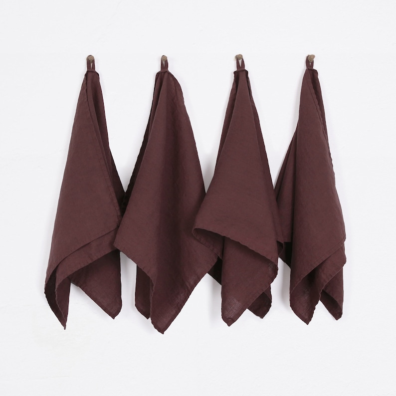 Natural linen dishcloths