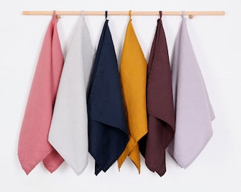 Pure French Linen Kitchen/Tea Towels (Set of 4) - 14x28 Inch