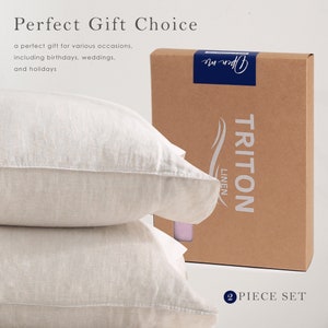 Linen Pillowcase, Linen Throw Pillow, Soft Linen Bed Pillow case