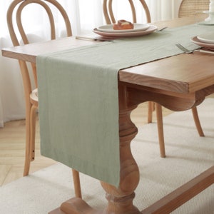 Linen Table Runner Table