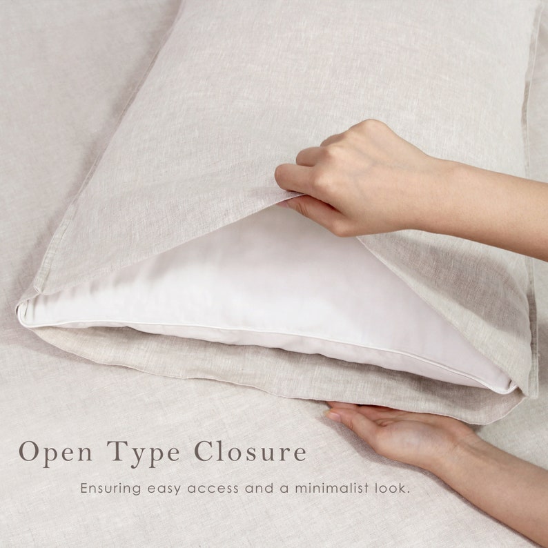 100% linen pillowcase