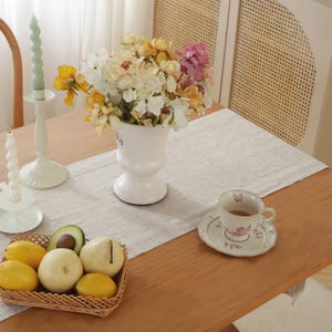 French Linen table runner