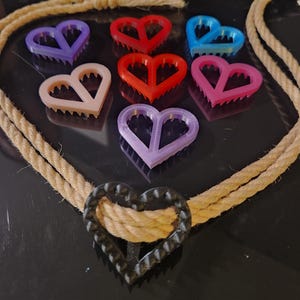 4PK Heart Rope Thorns Big