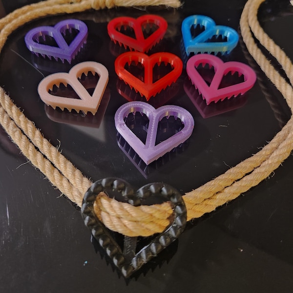 4PK Heart Rope Thorns Big