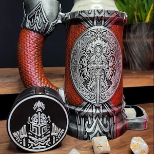 Unpainted Paladin Dice Tower Can Cozy