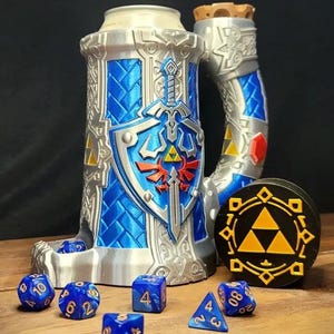 Unpainted Zelda Themed Dice Tower Can Cozy